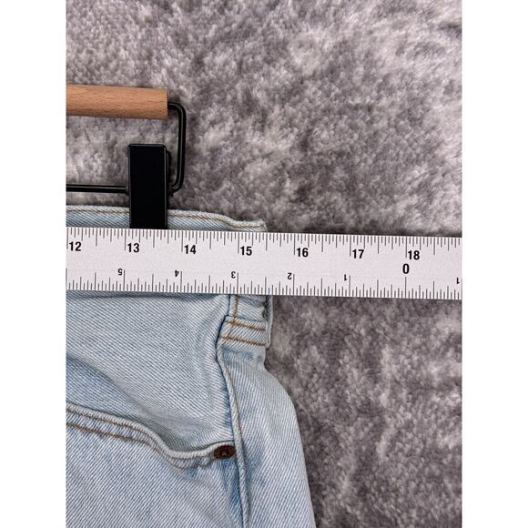 Light Blue Denim Women Shorts - Picture 3 of 8